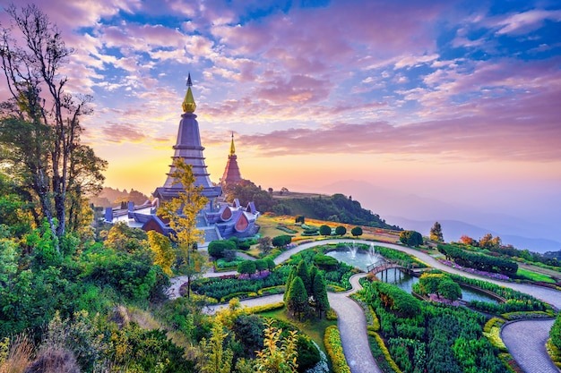 Landmark Pagoda Doi Inthanon Nat